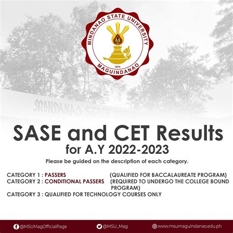 OFFICIAL SASE and CET RESULTS ARE OUT! .